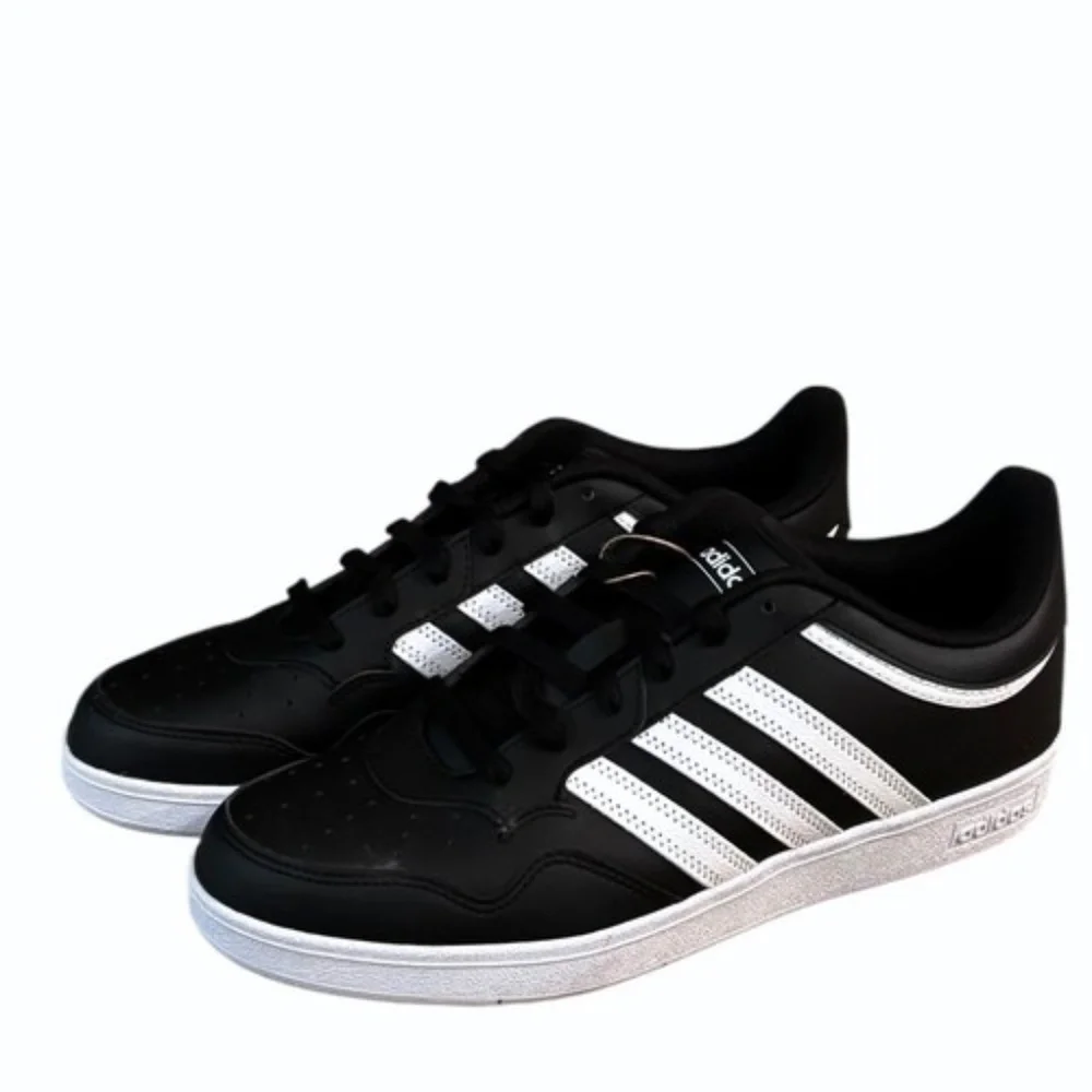 Adidas Mens Hoops 4.0 Basketball Shoes Size 10 Black White‎